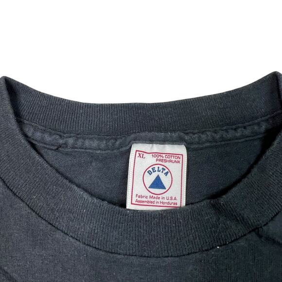 Vintage 90s Whats Next Miller MGD Music Production Promo Tee T-Shirt Black XL - Picture 6 of 6